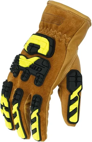 Ironclad ULD-IMPC5-02-S - Guantes de trabajo de impacto con corte de 360°, talla S, color marrón