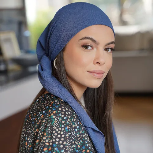 Miniatura 47 de Madison Headwear Bufandas preatadas para la cabeza para mujer con material ligero prensado y atractivo