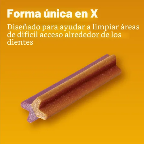 Miniatura 3 de Pedigree Dentastix Golosinas para perros de raza pequeña de doble sabor, tocino y pollo, bolsa de 17.78 onzas (84 golosinas)