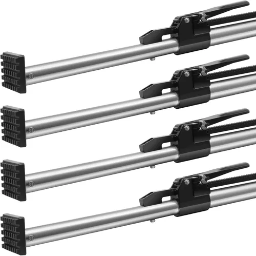 VEVOR Barra de carga, Barra de carga dentada ajustable de 89" a 104", Barra estabilizadora de carga de acero resistente con capacidad de 309 lbs,