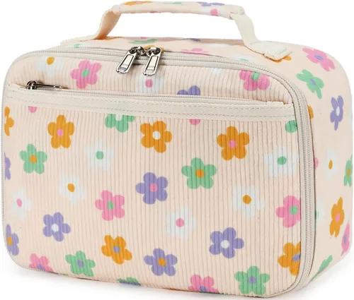 Miniatura 24 de LEDAOU Lonchera para Niños Bolsa de Almuerzo Aislada Niños Niñas Pequeños Lonchera Reutilizable para Escuela Picnic Senderismo Azul