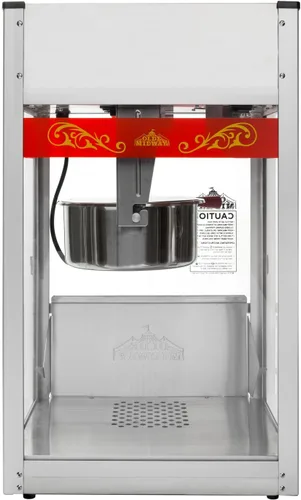 Miniatura 5 de Olde Midway - máquina de hacer palomitas estilo comercial, con hervidor de agua grande de 12 oz Rojo