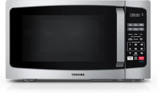 Miniatura 13 de TOSHIBA Horno de microondas combinado con freidora de aire 8 en 1 para encimera, con convección, parrilla, modo de eliminación de olores, plato