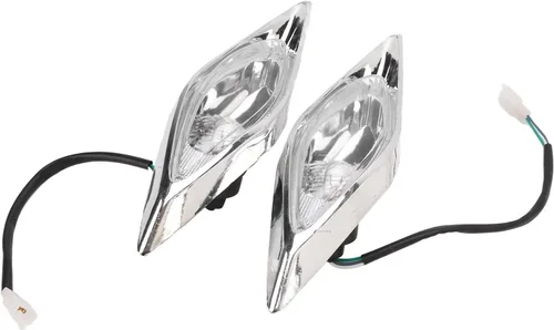 Miniatura 4 de POCREATION Juego de faros delanteros LED ATV, lámpara izquierda y derecha de 3 cables de 12 V para 125 4 ruedas Quad