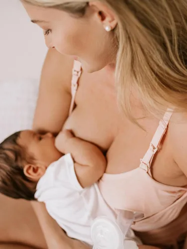 Miniatura 16 de Kindred Bravely Sublime Pumping Bra Hands Free, Adjustable Pumping & Nursing Bra with EasyClip for All Breast Pumps