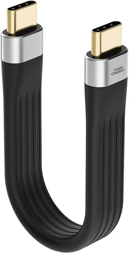Miniatura 9 de CableCreation Cable corto USB a USB C de 6 pulgadas, cable de carga rápida USB A a USB C 2.0, cable de carga USB C corto para batería portátil