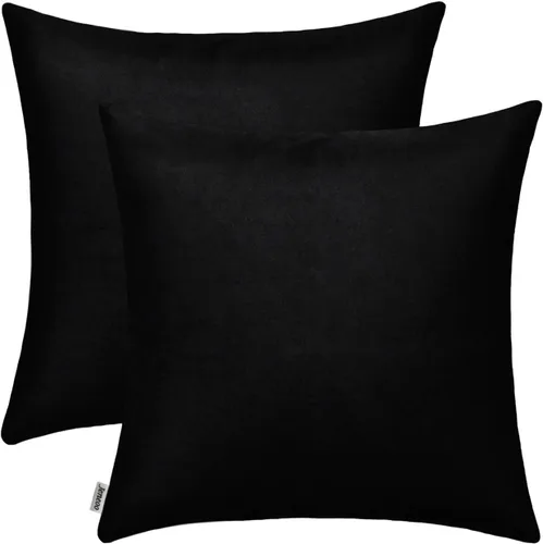 Miniatura 45 de Jeneoo Cómodas fundas de almohada de terciopelo suaves y gruesas para niños, para sofá, fundas de cojín decorativas sólidas cuadradas para Lavanda