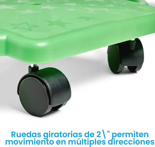 Miniatura 3 de hand2mind Green Plane Glider Scooter Board, Floor Scooter Board