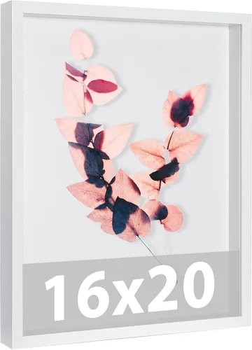 Miniatura 11 de Califortree 8x8 Caja Expositora con Marco de Sombra y Parte Trasera de Lino Suave - Incluye Alfileres, Caja Expositora para Recuerdos, Flores, Negro