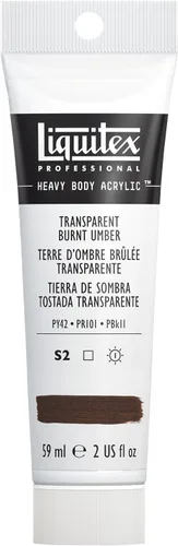 Miniatura 124 de Liquitex Pintura Acrílica Profesional de Cuerpo Pesado, Tubo de 2 oz (59ml), Rojo Fluorescente