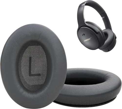 Miniatura 63 de Almohadillas para los oídos para Bose QuietComfort 45 QC45 QC35 ii QC35, cojines de cuero de piel de cordero para auriculares profesionales, QC45
