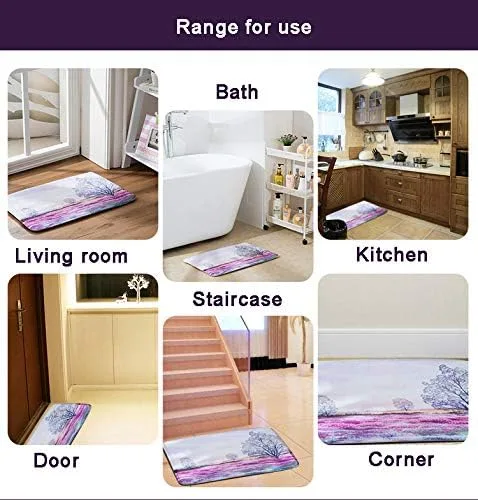 Miniatura 4 de Tapete para puerta con texto en inglés «Please Remember Bulldog House Rules», tapete antideslizante divertido para baño, cocina, porche, decoración