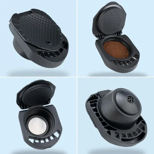 Miniatura 5 de Adaptador de cápsula reutilizable para Dolce Gusto, adaptador de cápsula de café recargable, convertidor de cápsulas de café, soporte de relleno