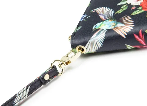 Miniatura 186 de Cartera de mano para mujer, estilo bohemio, con RFID, elegante, espaciosa con correa para viajes, capacidad para tarjetas, teléfono, dinero