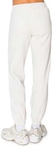 Miniatura 21 de Cali1850 Pantalón deportivo Cloud Nine Fleece para mujer, cintura alta, ajuste holgado, dos bolsillos, cintura elástica con cordón