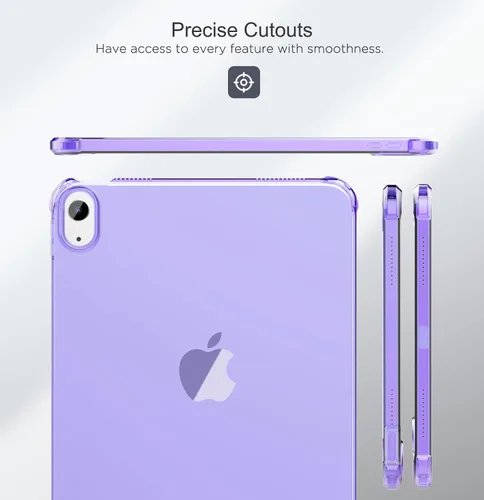 Miniatura 8 de MoKo Funda transparente para iPad (A16) de 11ª generación 2025 de 11 pulgadas, 10ª generación 2022 de 10.9 pulgadas, poliuretano termoplástico suave