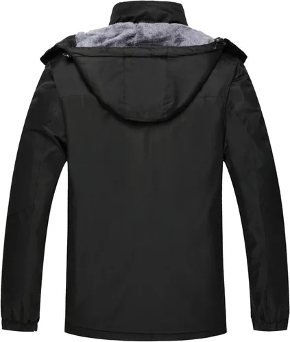 Miniatura 2 de Keevoom Chaquetas de invierno para hombre, abrigos de nieve para esquí, impermeables, con capucha, impermeables, para snowboard, rompevientos