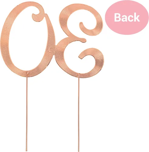 Miniatura 9 de Decoración de 30 tartas – Metal de oro rosa de alta calidad – Decoración de diamantes de imitación brillantes para fiesta de cumpleaños número 30