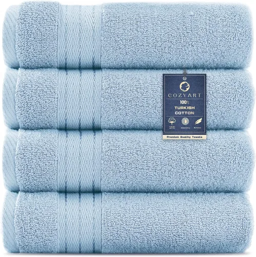 Miniatura 21 de COZYART - Juego de 3 toallas de baño de algodón, color naranja quemado, grandes y gruesas, 19.17 oz/yd², incluye 1 toalla de baño, 1 toalla de mano