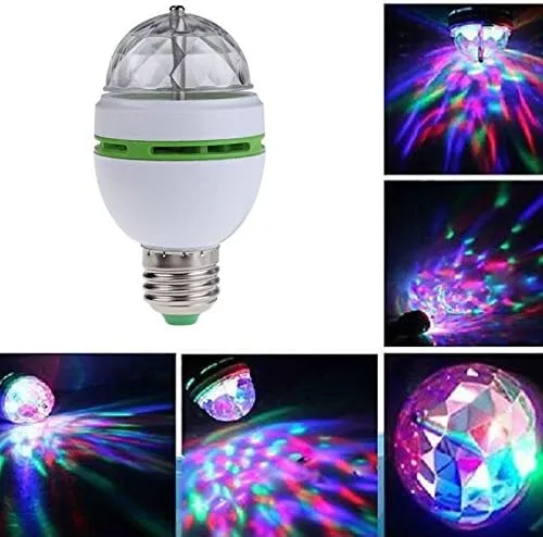 Miniatura 2 de Windspeed Base cristalina cambiante multi de la luz E27 de la etapa del color del bulbo del estroboscópico