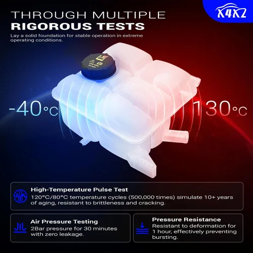 Miniatura 8 de 603-382 Tanque de expansión del radiador del depósito del refrigerante del motor delantero para Ford Focus 12-18 1.0L/2.0L/BATTERY EV 丨Escape 13-16