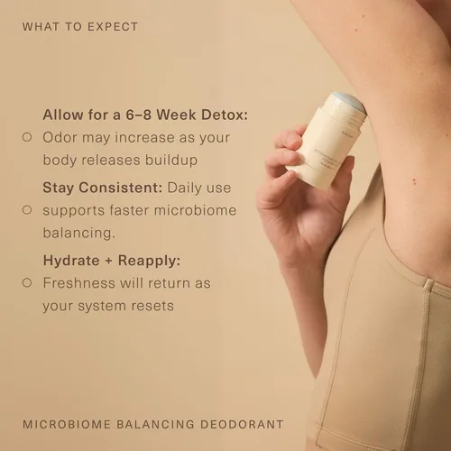Miniatura 4 de Oak Essentials Desodorante equilibrante Microbiome Desodorante limpio sin aluminio con tanaceto azul para protección contra olores durante todo