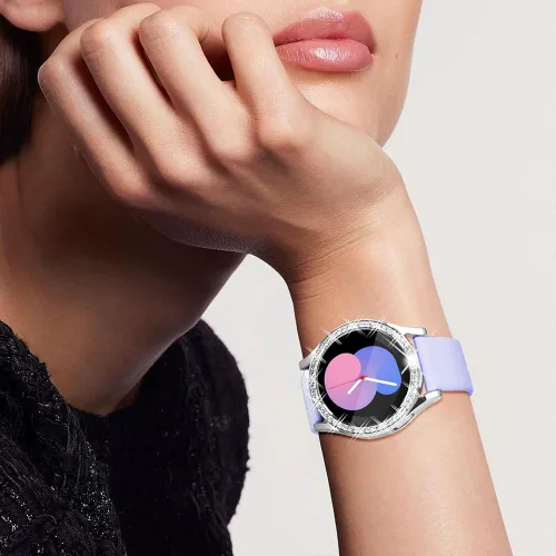 Miniatura 4 de DEALELE Paquete de 1 + 3 fundas y protector de pantalla compatible con Samsung Galaxy Watch FE / 5/4 de 1.575 pulgadas, funda protectora