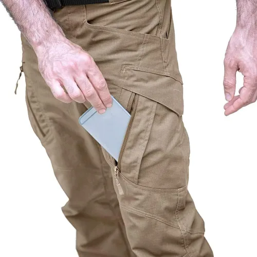 Miniatura 4 de MAGCOMSEN Pantalones tácticos para hombre con 9 bolsillos Rip-Stop ligeros pantalones de senderismo
