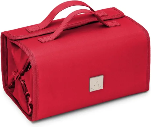 Miniatura 10 de ROYALFAIR Bolsa de maquillaje enrollable, bolsa de aseo de viaje para mujer con 4 bolsas transparentes aprobadas por la TSA, organizador de viaje