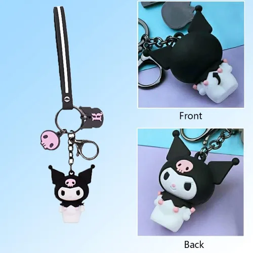 Miniatura 8 de ACCENE Juego de collares y pulseras Kawaii con diseño de anime, bonito collar para parejasamigos del pecho y pulseras magnéticas de dibujos animados