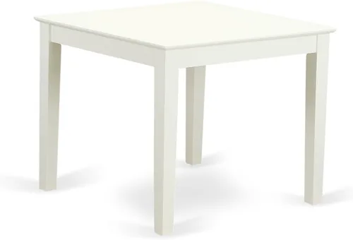 Miniatura 3 de East West Furniture OXWE3-LWH-W - Juego de cocina de 3 piezas para espacios pequeños que contiene una mesa cuadrada y 2 sillas de comedor, 36 x 36