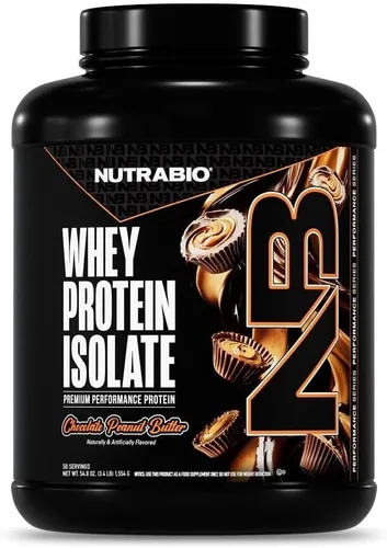 Miniatura 10 de NutraBio 100% Aislado de Proteína de Suero en Polvo, 25g de Proteína con Perfil Completo de Aminoácidos, Libre de Soja y Gluten, Proteína de Suero