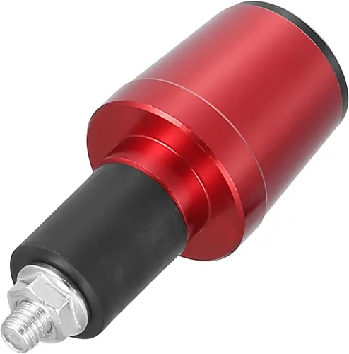 Miniatura 5 de Motoforti 1 par rojo motocicleta manillar extremo tapones 7/8 "0.866 in universal CNC aleación de aluminio para motocicleta scooter