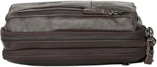 Miniatura 9 de KPYWZER Bolso de mano de cuero para hombre