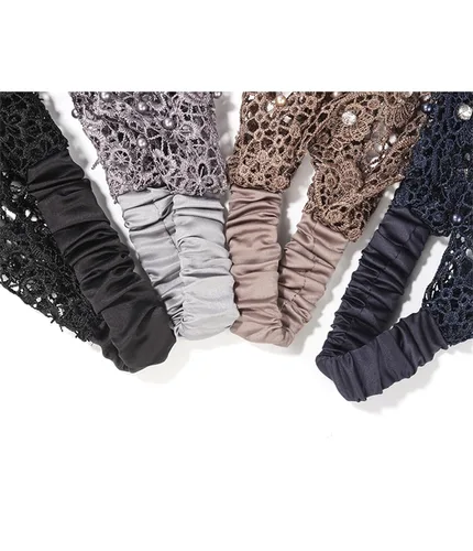 Miniatura 6 de Bincout Meerore Diademas para mujer, estilo bohemio, elásticas, huecas, con diamantes de imitación, para niñas, turbante cruzado, liso, para yoga