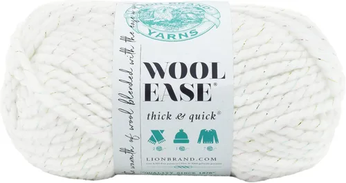 Miniatura 117 de Lion Brand Yarn - Ovillo de lana Wool-Ease Thick & Quick color fuerza aérea