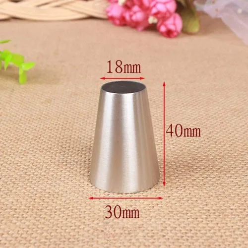 Miniatura 3 de Puntas de glaseado redondas extra grandes R18L, puntas de glaseado redondas grandes para macarons, dollop, canolis, pasteles, cupcakes, galletas