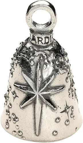 Miniatura 14 de Guardian Bell Sentiment Bell con llavero y bolsa de terciopelo negro Campana de motocicleta Peltre sin plomo Fabricado en Estados Unidos