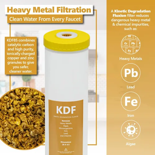 Miniatura 2 de Express Water Whole House - Juego de filtros de agua para metales pesados para toda la casa – Kit de reemplazo de filtración de agua de 3 etapas