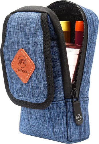 Miniatura 10 de FIREDOG Bolsa a prueba de olores, bolsa a prueba de olores para perro probada Mini bolsas de cruce para almacenamiento de viaje (negro)