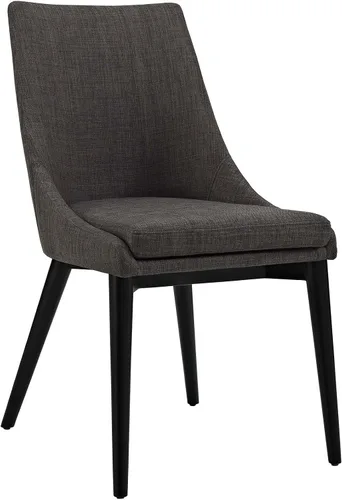 Miniatura 10 de Modway Viscount Mid-Century - Silla de cocina y comedor de tela tapizada moderna en color azul