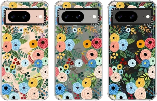 Miniatura 3 de MOSNOVO Funda para Google Pixel 8, [Buffertech protección contra caídas de grado militar de 6.6 pies] [Tecnología antidespegado] Diseño de funda