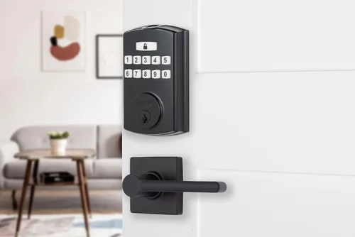Miniatura 8 de BRINKS Cerraduras de Seguridad para Puerta, Entrada sin Llave de Alta Seguridad, Cerradura de Puerta Electrónica Inteligente con Cerradero, Hasta 50