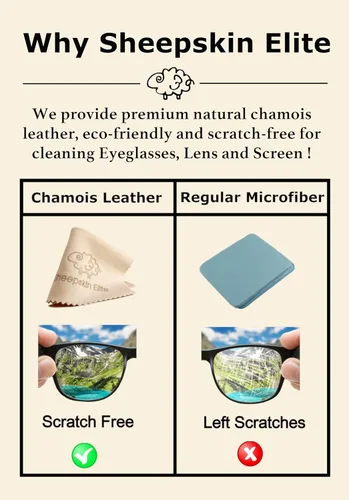 Miniatura 6 de Paño de limpieza de cuero de gamuza natural para lentes de cámara, paño de limpieza de pantalla, paño de limpieza para lentes, tabletas, paño