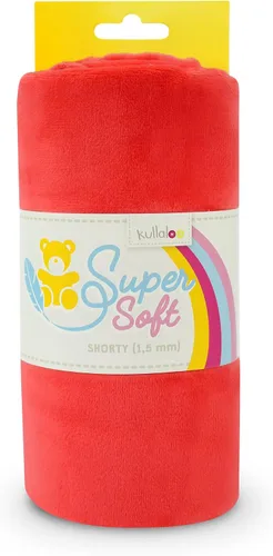 Miniatura 23 de kullaloo Tela de Felpa Tela Minky Blanca Sólida para Coser Material de Abrazo Súper Suave 39.5x29.5 pulgadas Peluches, Mantas de Bebé