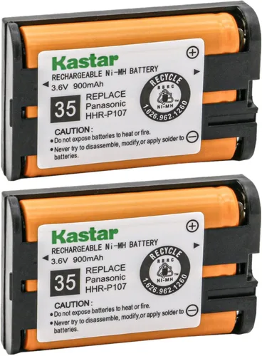 Miniatura 5 de Kastar Paquete de 1 batería de repuesto HHR-P107A para Panasonic KX-TGA600 KXTGA600 KX-TGA600B KXTGA600B KX-TGA600M KXTGA600M KX-TGA600S KX-TGA600S
