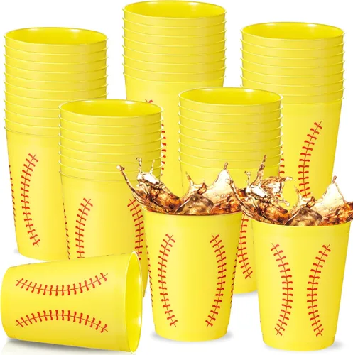 Miniatura 8 de 24 vasos de plástico para fiesta de golf, vasos de plástico reutilizables, suministros de fiesta, pelota de golf deportiva, vasos de plástico