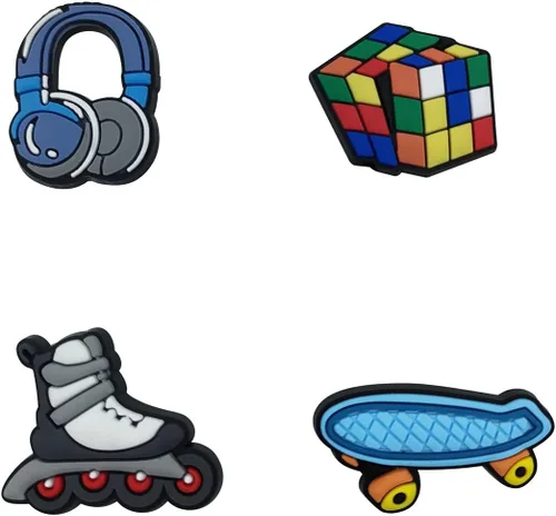 Miniatura 2 de 50 100Pcs Pack Shoe Decorations Charms for Boys Girls Women Teens Kids Clog Accessories Pins Fit for Garden Sandals Wristband Bracelet