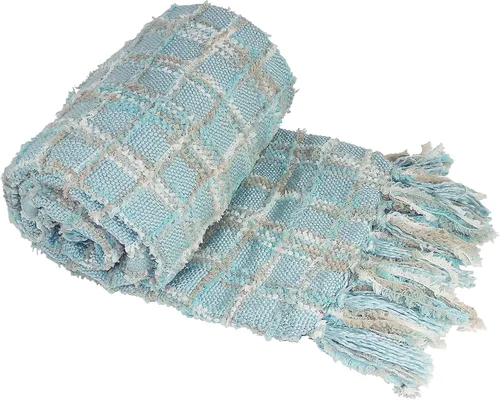 Miniatura 10 de BNF Home cobija de Chenille para sofá, multicolor (50" x 60")