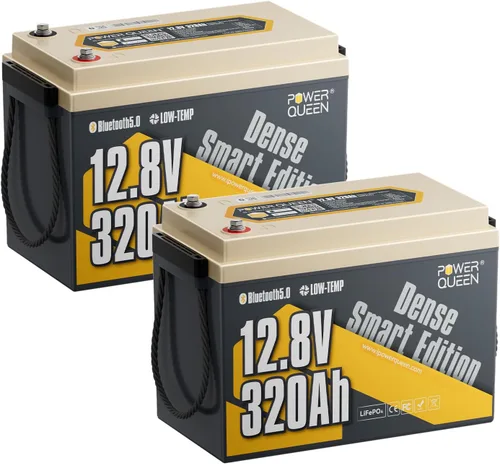 Miniatura 15 de Power Queen Batería Lifepo4 de 12V 100ah de litio, batería de ciclo profundo del grupo 31 con 1280Wh de energía, hasta 15000 ciclos y vida útil